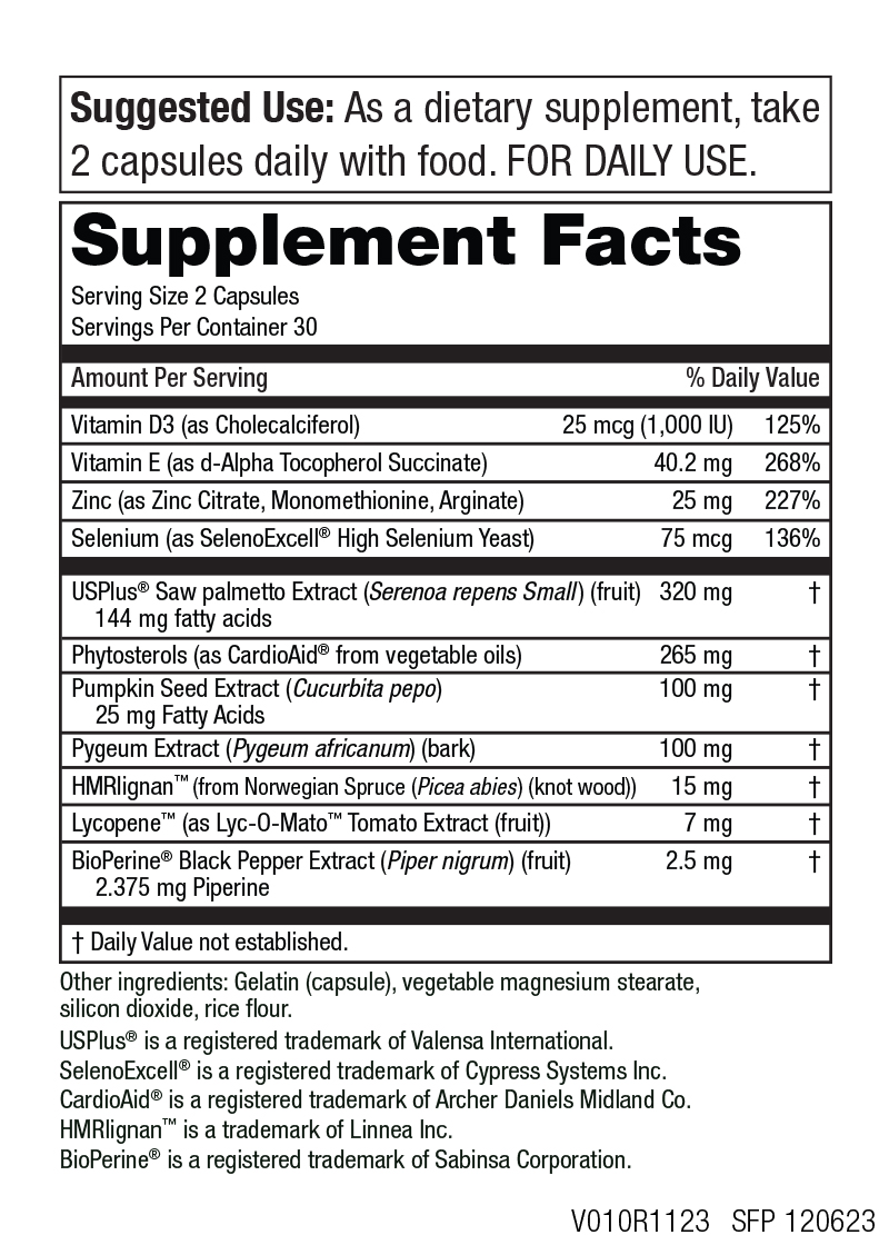 Triple Action Prostate Ultimate Formula<sup>®</sup>