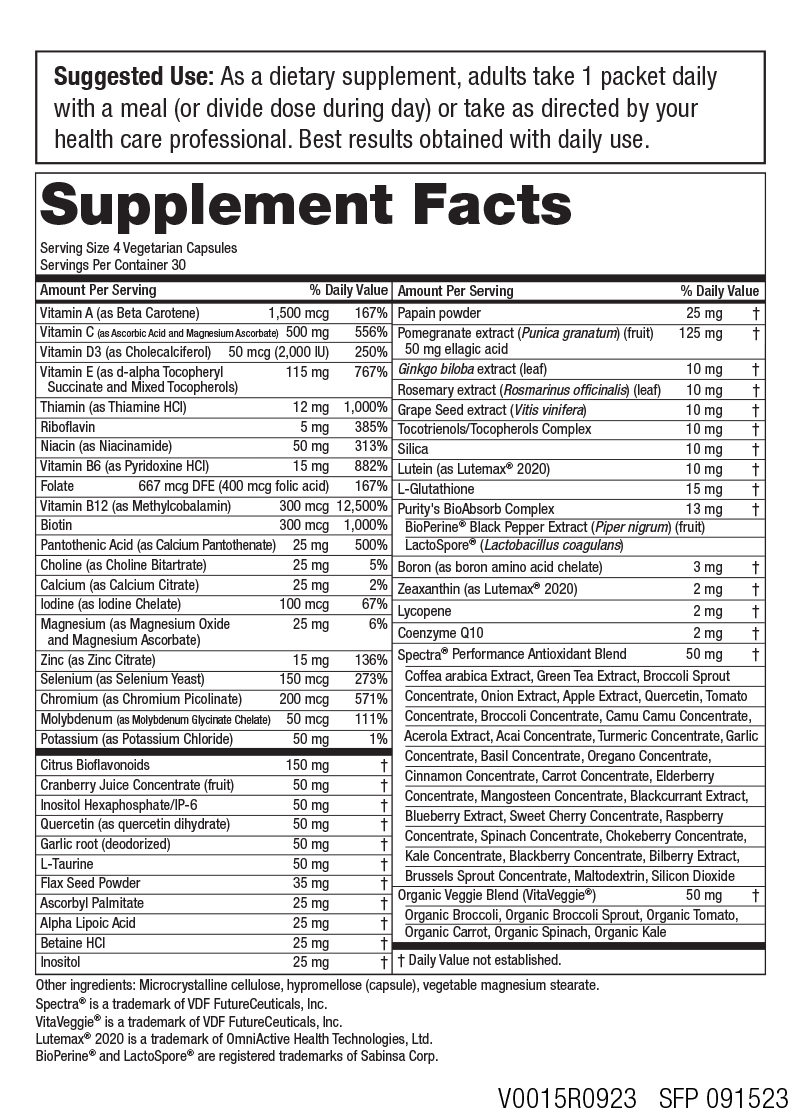 The Purity Pack™ (Perfect Multi<sup>®</sup> + Fish Oil + CoQ10)