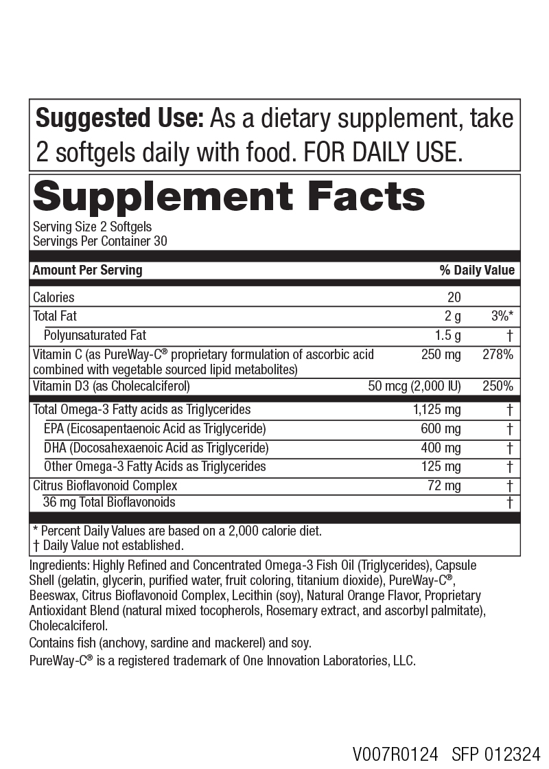 Omega-3 Plus Vitamin C & D