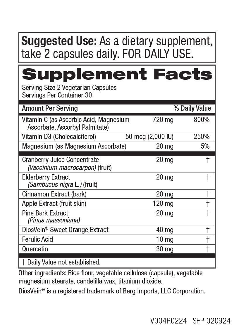 Ultimate Vitamin C™ with Flavonoids Including Elderberry