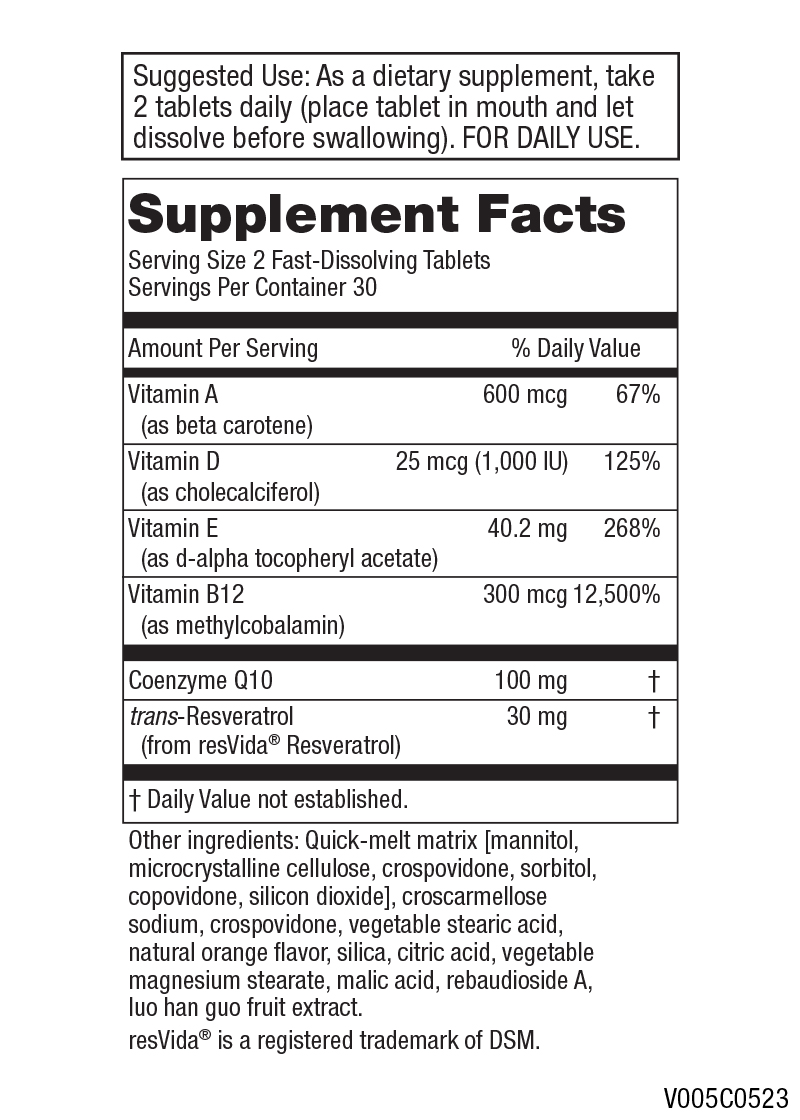 CoQ10 Daily™ Melt with Resveratrol