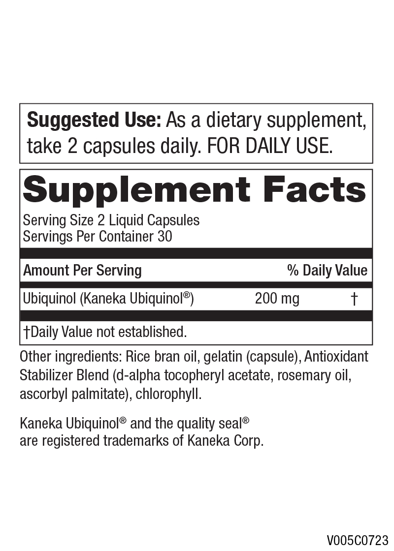 Ubiquinol Daily™ CoQ10 (200mg Extra Strength)