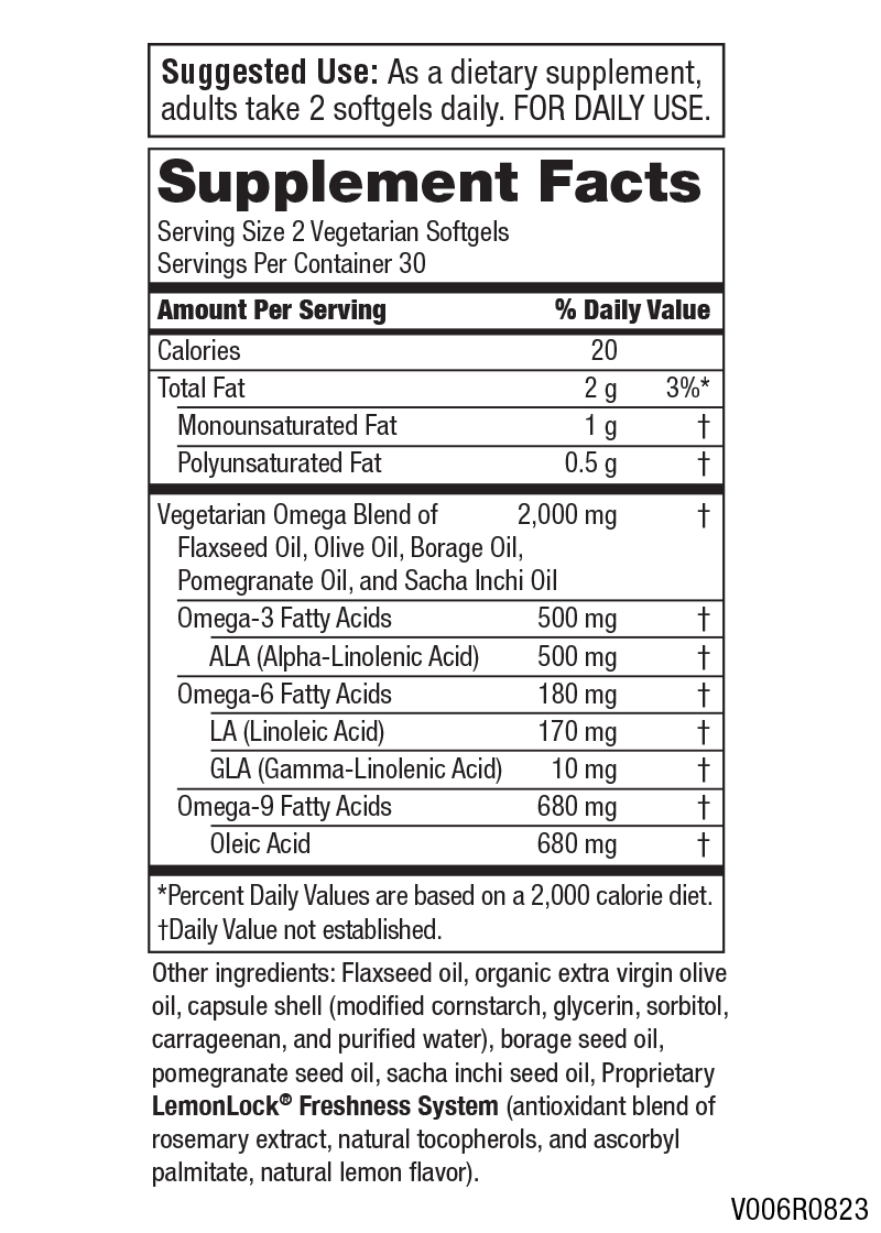 Omega 3-6-9 Vegetarian Omega Formula