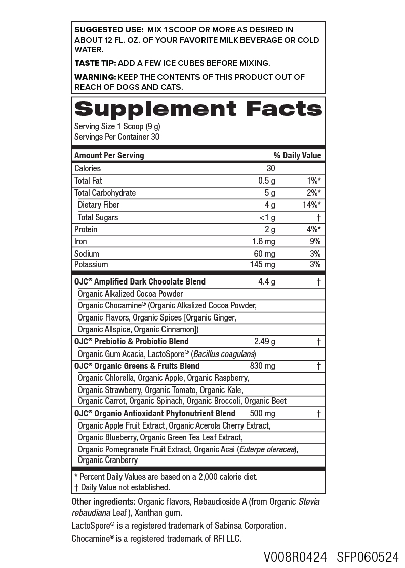 OJC<sup>®</sup> Chocolate Superfood – CocoPlex Drink