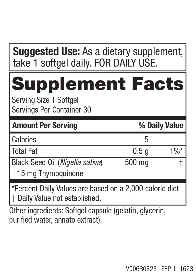 High Potency Black Seed Oil