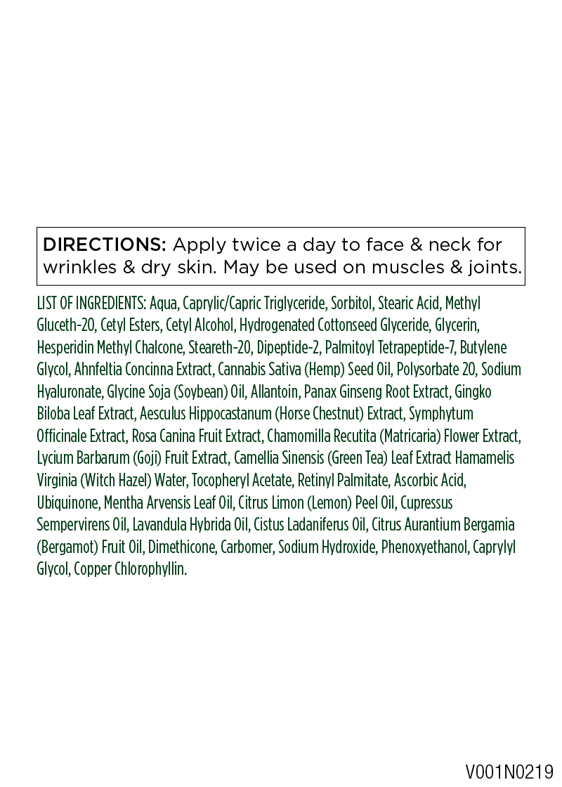 G3 Hemp Oil Anti-Aging Crème