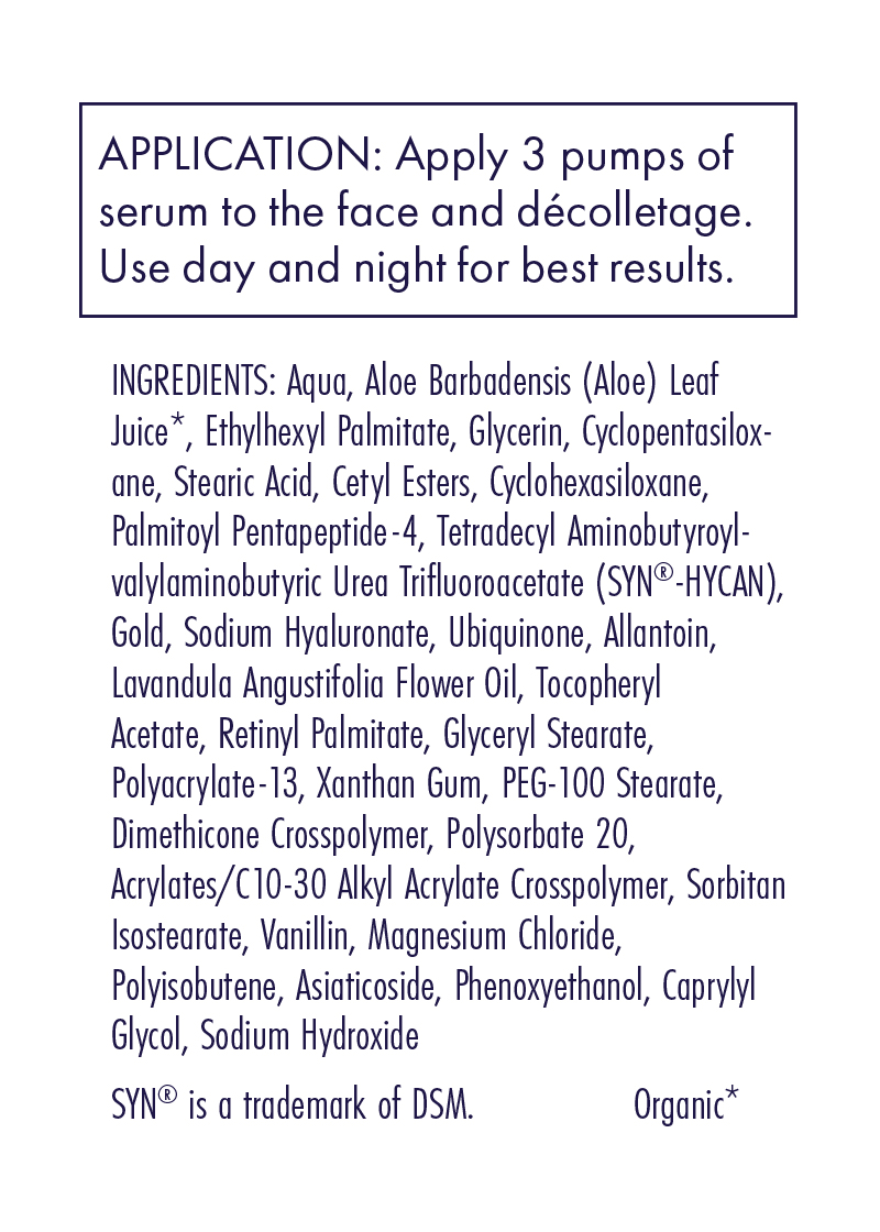 Hylastra<sup>®</sup> Gold - Anti-Aging Serum