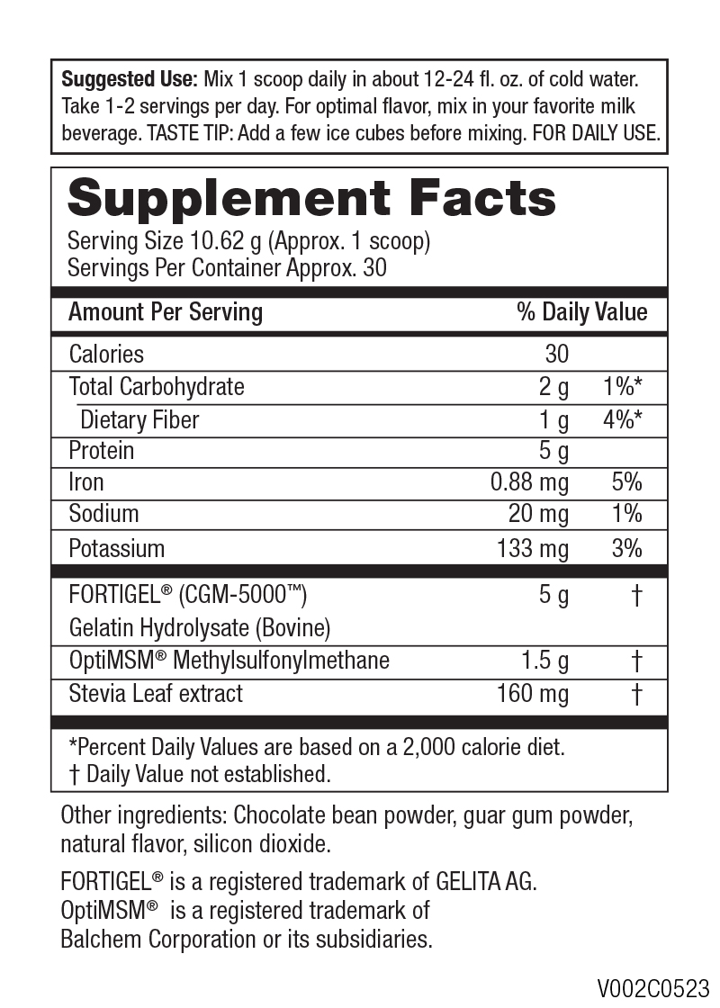 JointGel<sup>®</sup> Formula - Super Chocolate Powder
