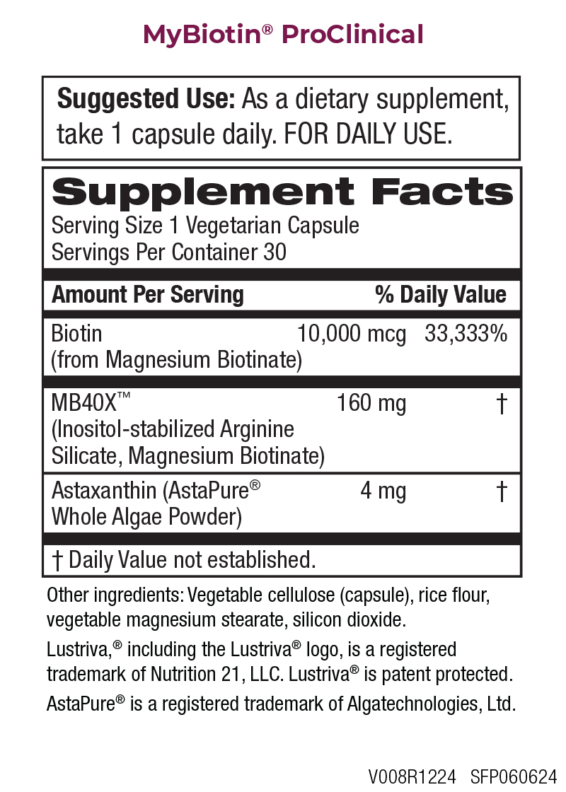MyBiotin<sup>®</sup> ProClinical + MyKeratin<sup>®</sup> - LUX Value Pack