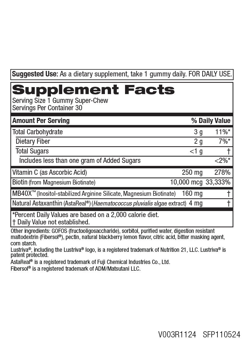 MyBiotin<sup>®</sup> ProClinical – Gummies