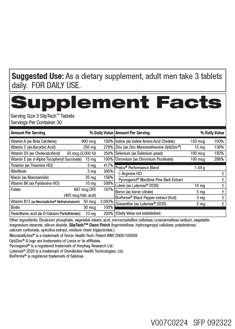 Men's Performance Multi™ - Prelox<sup>®</sup> Matrix