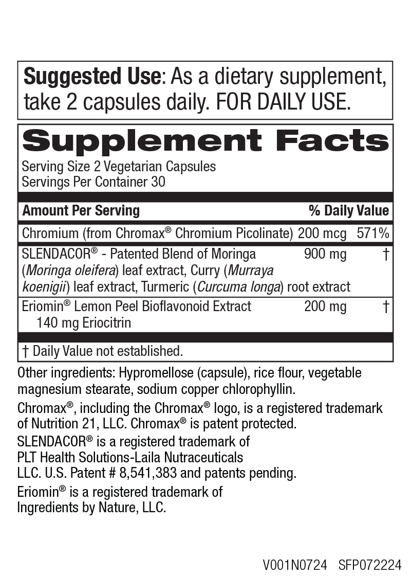 MyGLP-1™ Support -- with SLENDACOR® -- 60 caps
