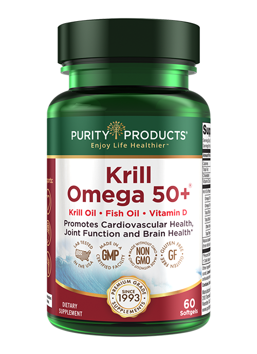 Krill Omega 50+<sup>®</sup> (Krill 500 mg + Fish Oil 500 mg)