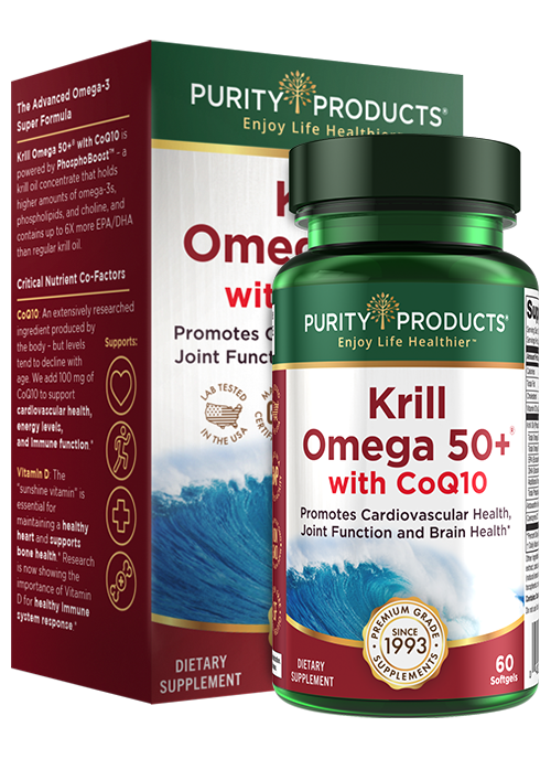 Krill Omega 50+&reg; 100 MG CoQ10 - with PhosphoBoost