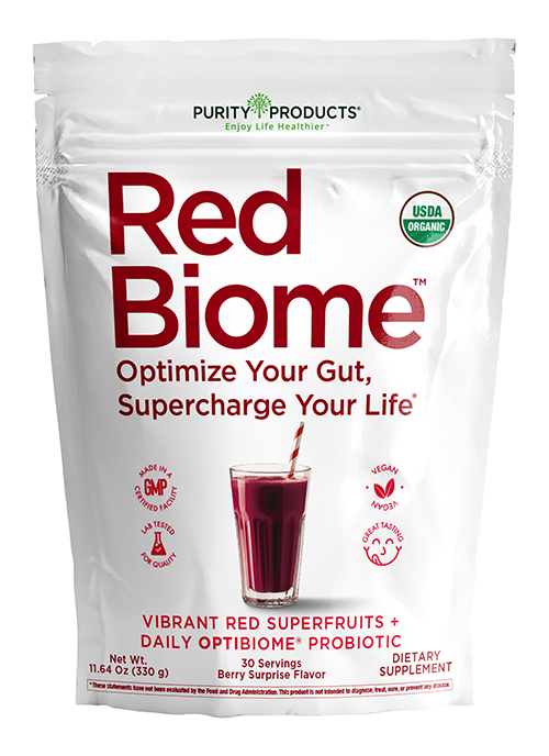 Red Biome™- Organic Superfruits + <strong>OPTI</strong>BIOME®