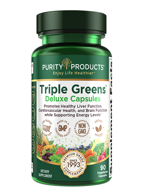 Triple Greens<sup>®</sup> Deluxe Capsules -- with BroccoRaphanin<sup>®</sup>