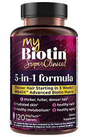 MyBiotin® SuperClinical 5-in-1 Formula with MB40X™